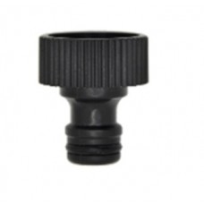 Greenage Hose Adapter with 3/4 inch Female Inlet and 1/2 inch in-Build Garden Hose Connector -Black-Imported- 10 Pcs